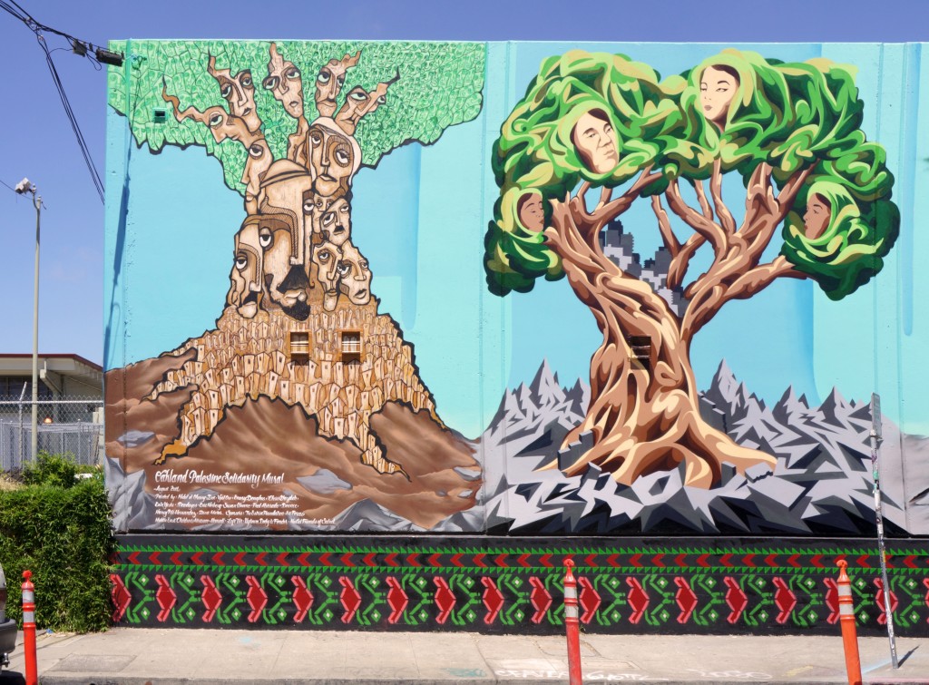 Oakland Palestine Solidarity Mural 2014