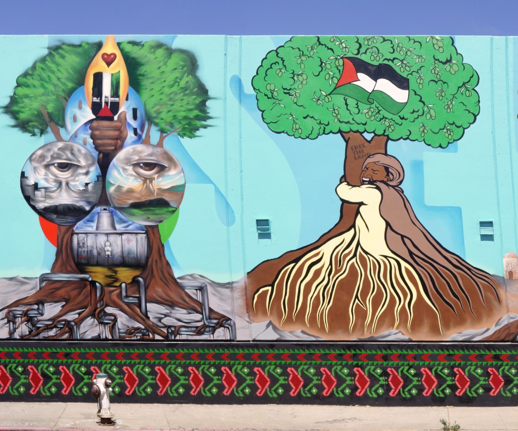 Oakland Palestine Solidarity Mural 2014